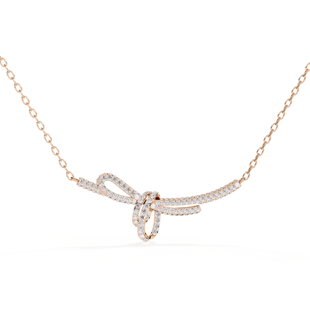 Handcrafted Long Chain Moissanite Diamond Necklace for Women – Bespoke Brilliance - Aventus