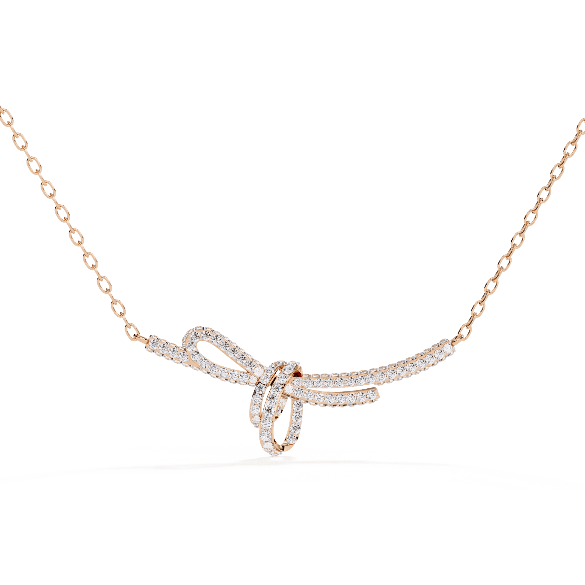 Handcrafted Long Chain Moissanite Diamond Necklace for Women – Bespoke Brilliance - Aventus