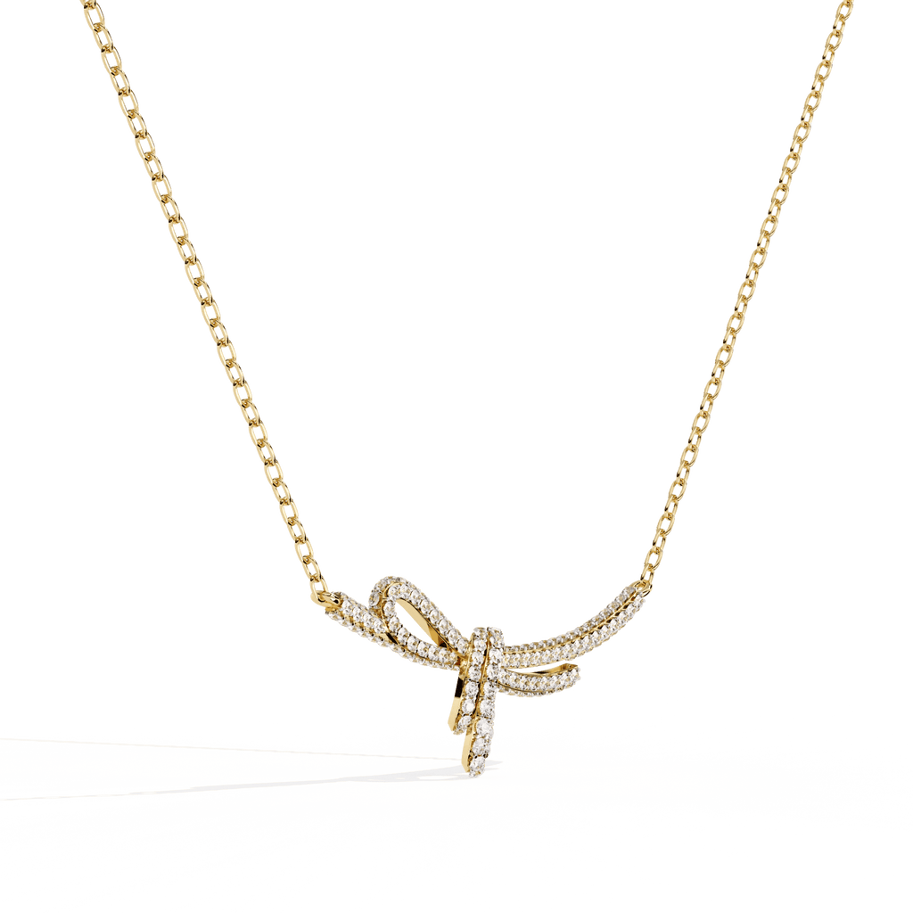 Handcrafted Long Chain Moissanite Diamond Necklace for Women – Bespoke Brilliance - Aventus