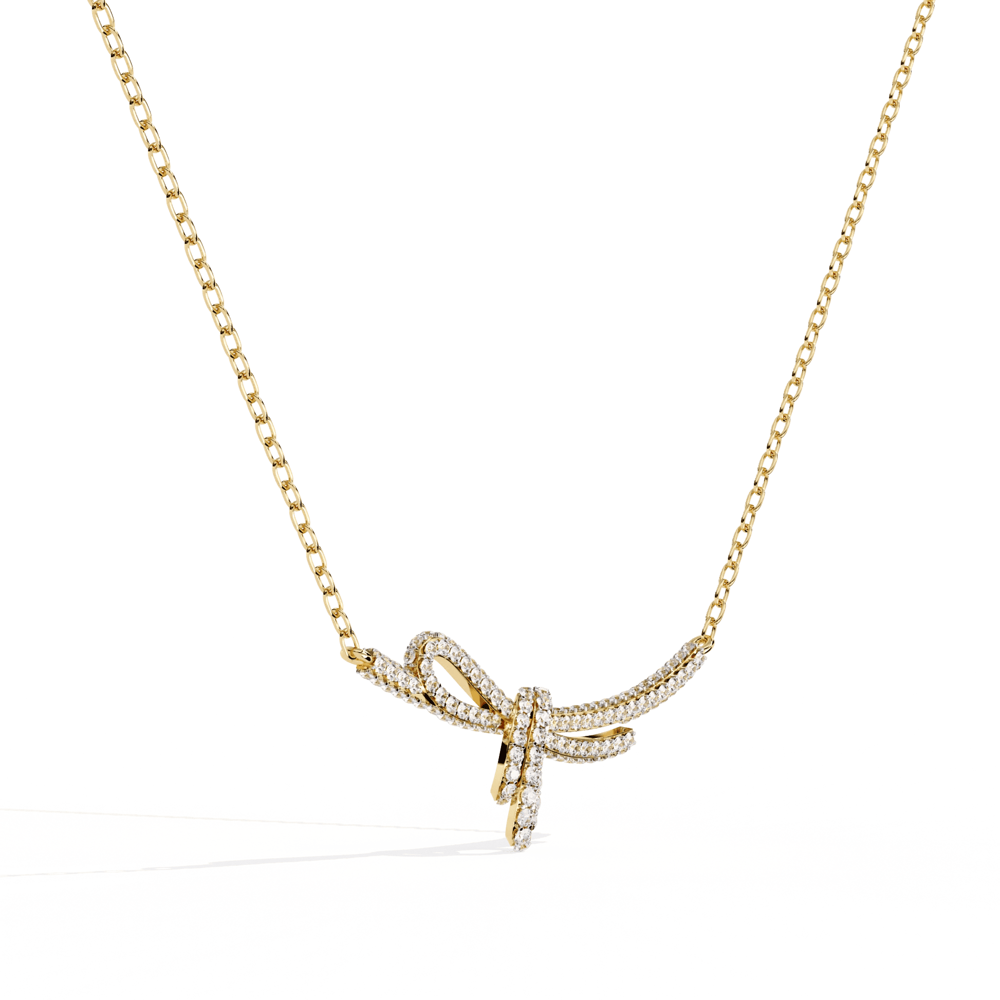 Handcrafted Long Chain Moissanite Diamond Necklace for Women – Bespoke Brilliance - Aventus