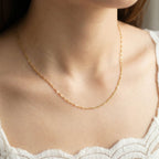 Dainty Twisted Chain Necklace