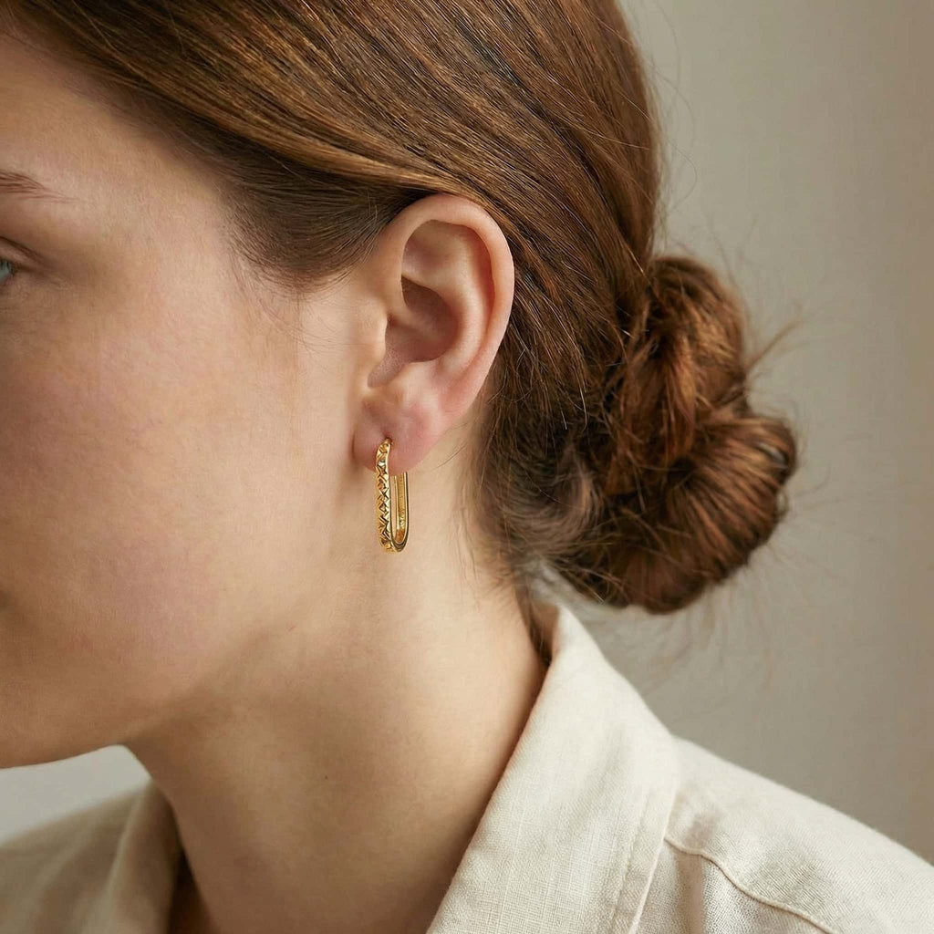 Irregular U Hoop Earrings