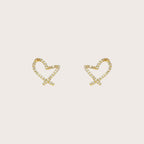 Hollow Heart Earrings