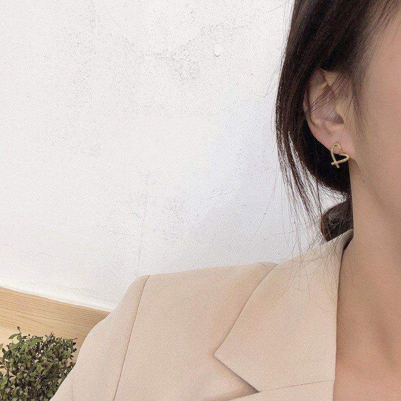 Hollow Heart Earrings - Aventus