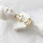 Hollow Heart Earrings - Aventus