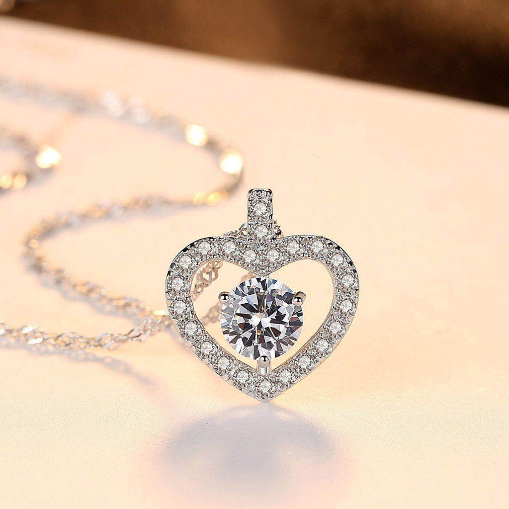 Hollow Heart Necklace - Aventus
