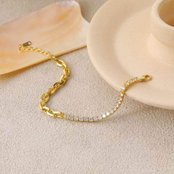 Hybrid Tennis Chain Bracelet - Aventus