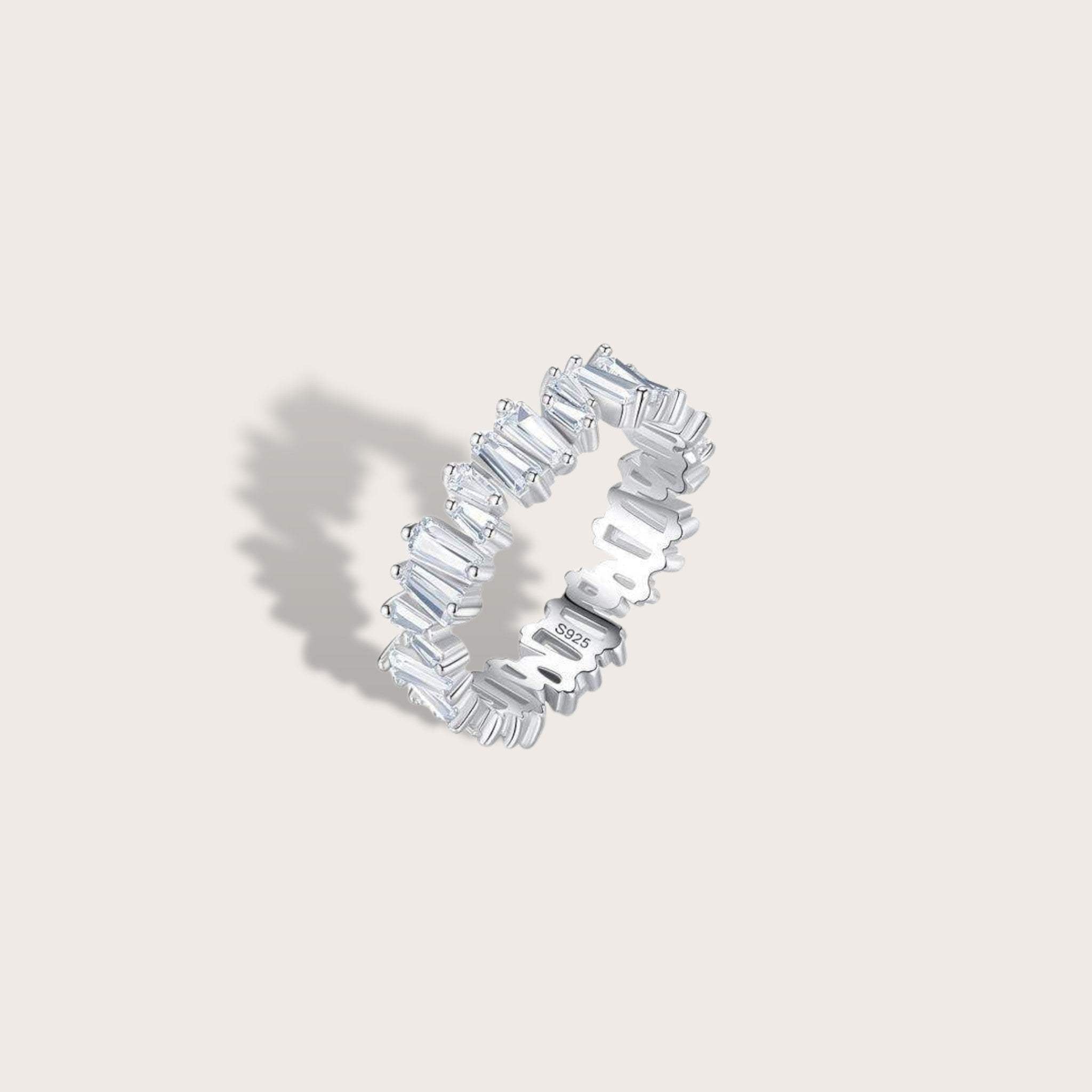 Irregular Baguette Eternity Ring - Aventus
