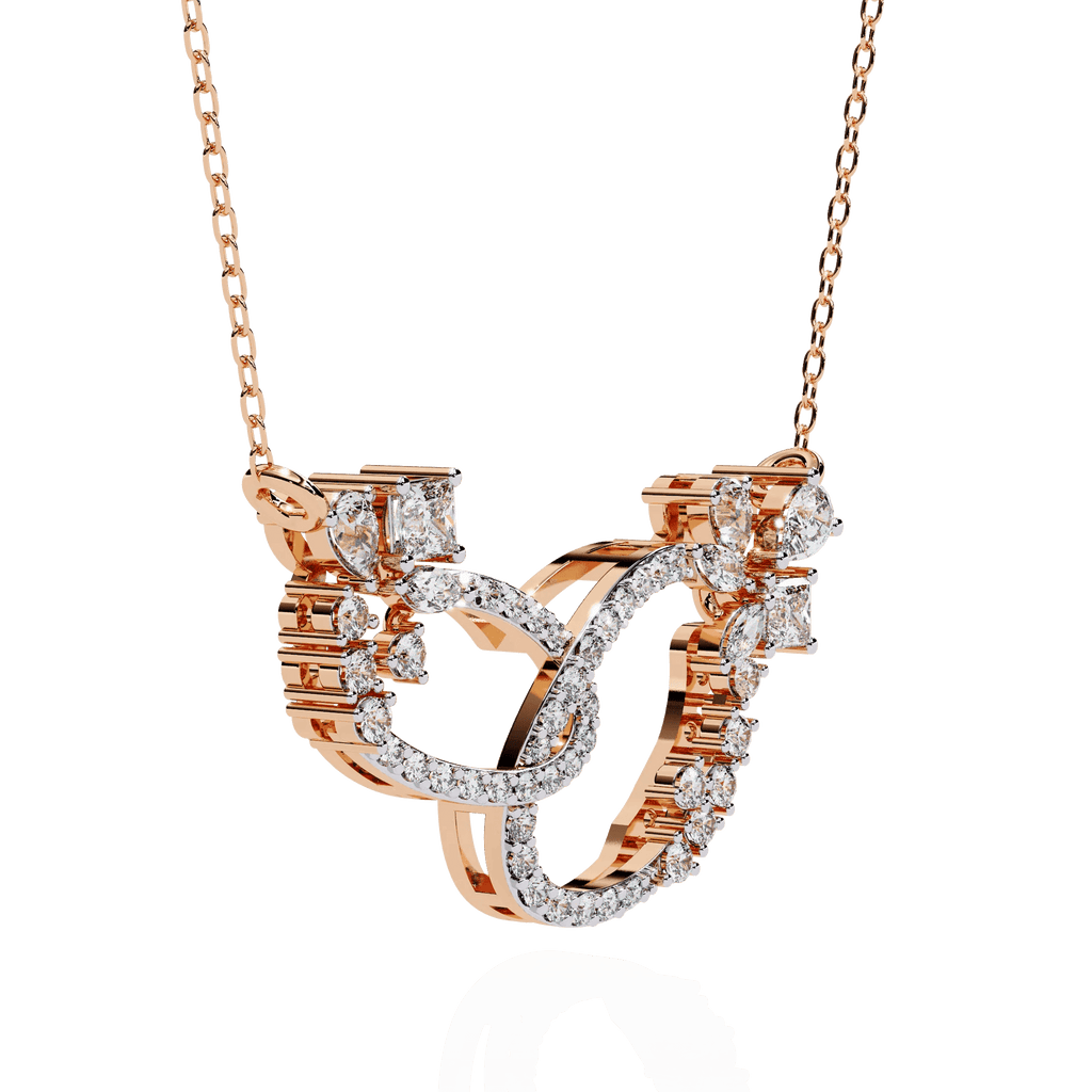 Luxury Moissanite Diamond Necklace – Opulent Aura Custom Fine Jewelry for Women - Aventus