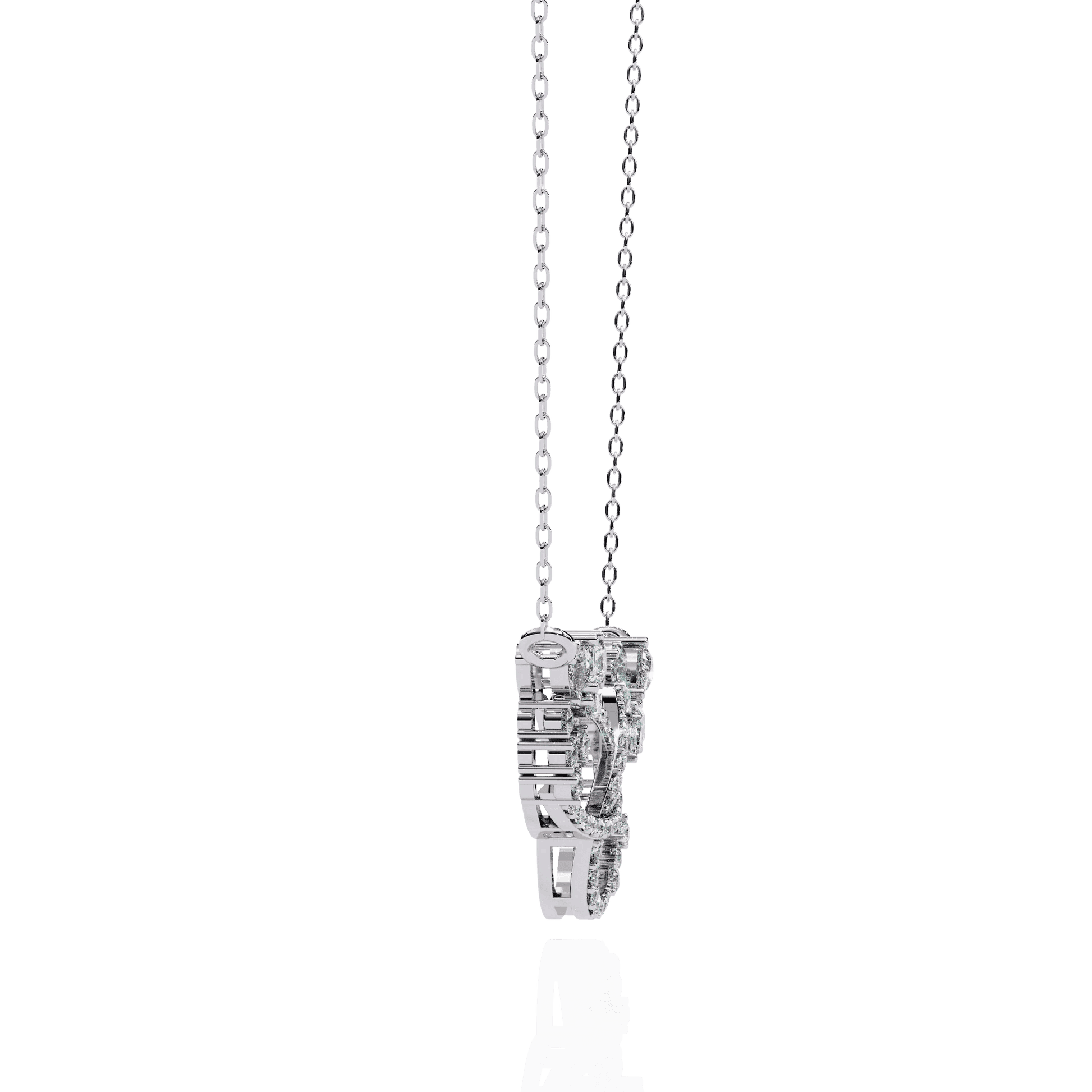 Luxury Moissanite Diamond Necklace – Opulent Aura Custom Fine Jewelry for Women - Aventus