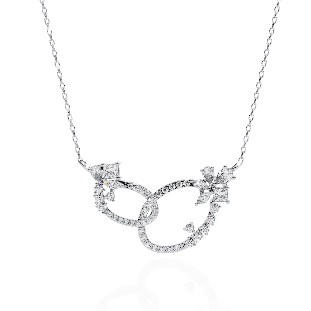 Luxury Moissanite Diamond Necklace – Opulent Aura Custom Fine Jewelry for Women - Aventus