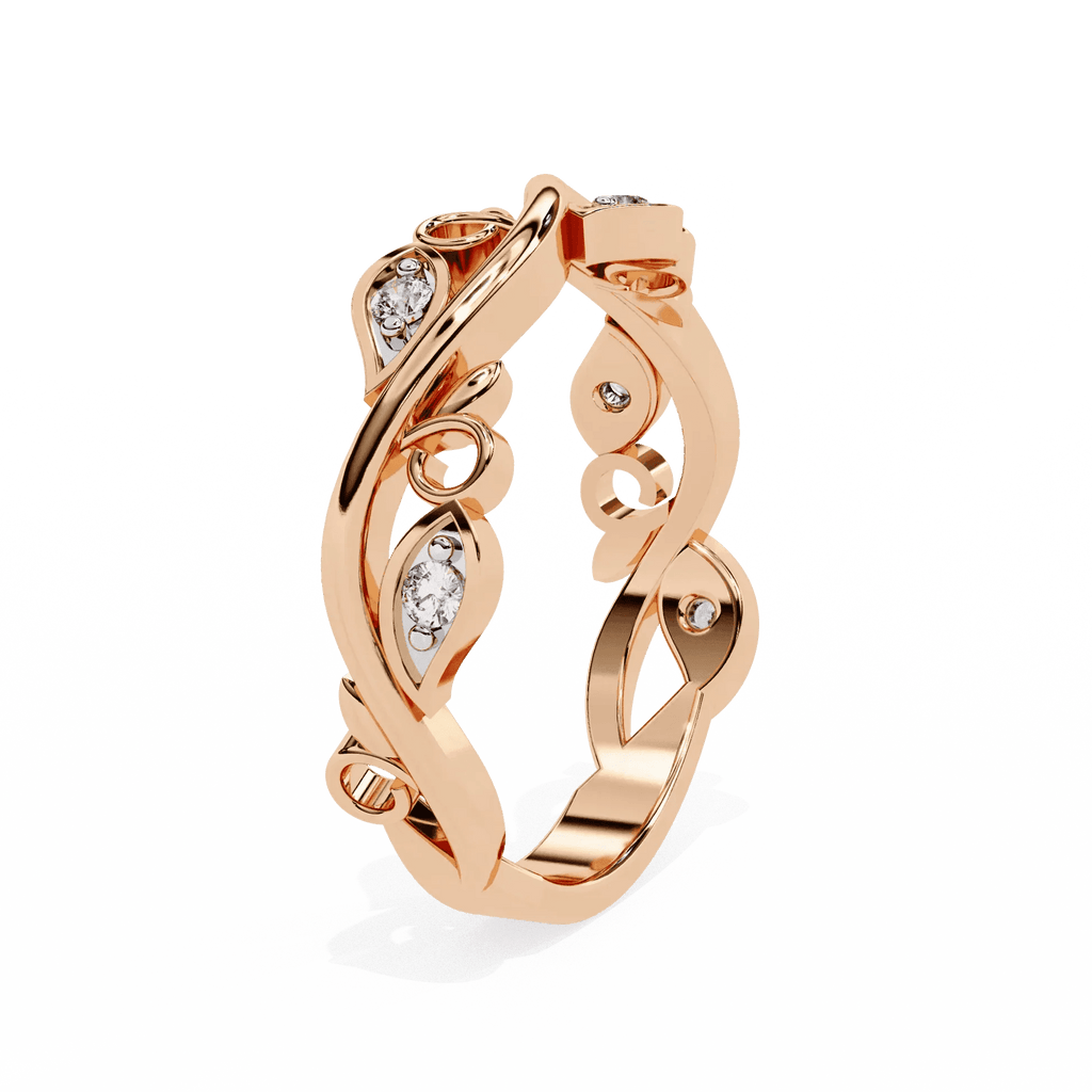 Luxury Vintage Engagement Ring Moissanite Diamond Gold Ring - Aventus