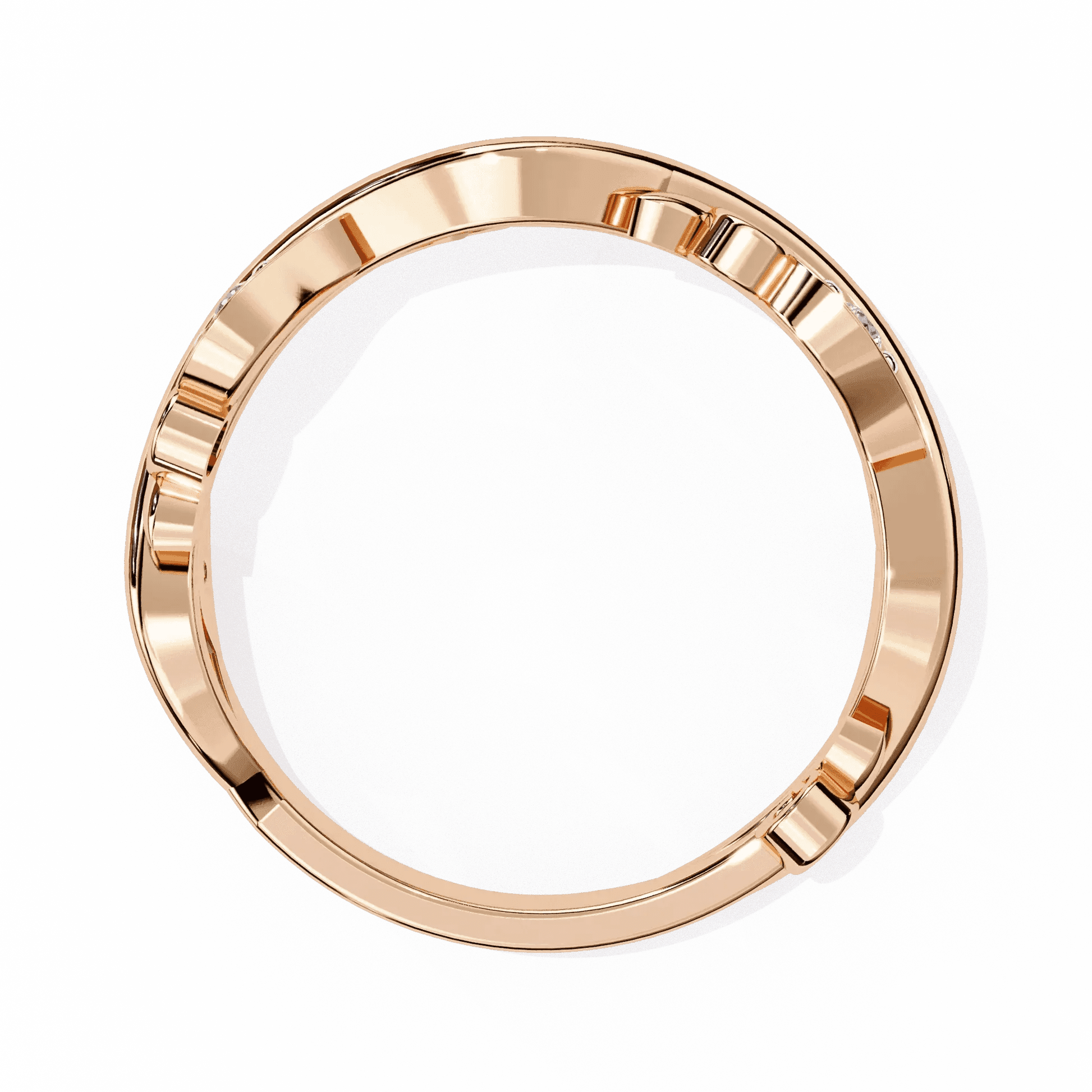 Luxury Vintage Engagement Ring Moissanite Diamond Gold Ring - Aventus