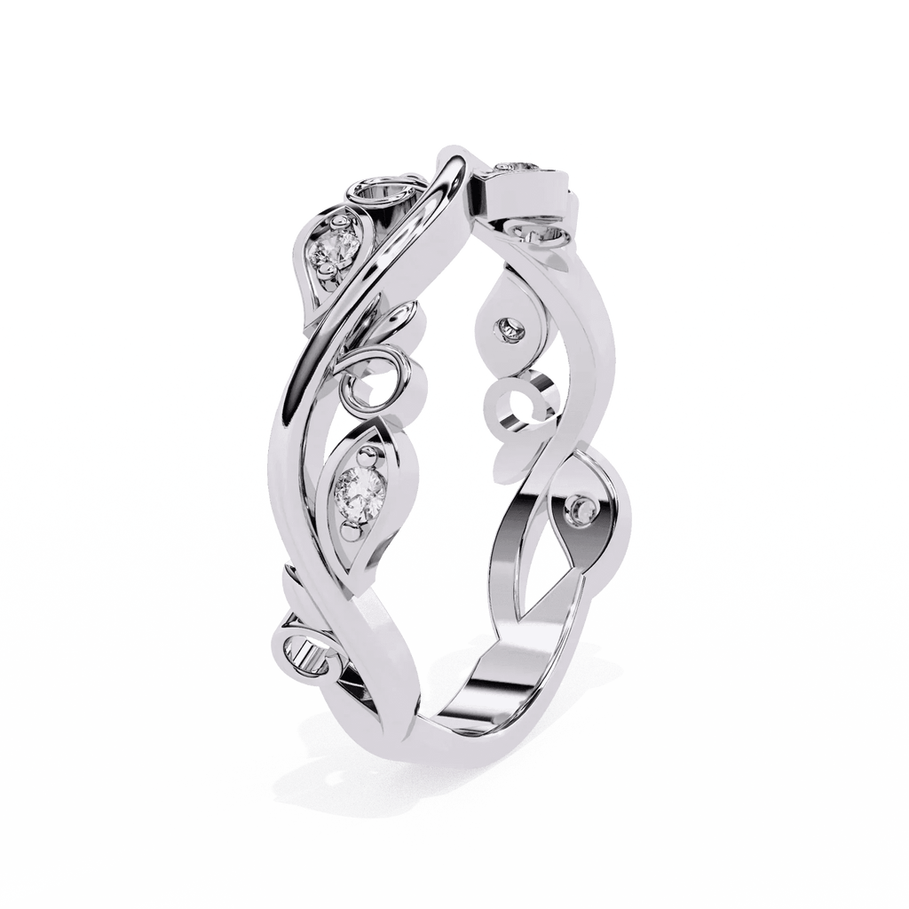 Luxury Vintage Engagement Ring Moissanite Diamond Gold Ring - Aventus