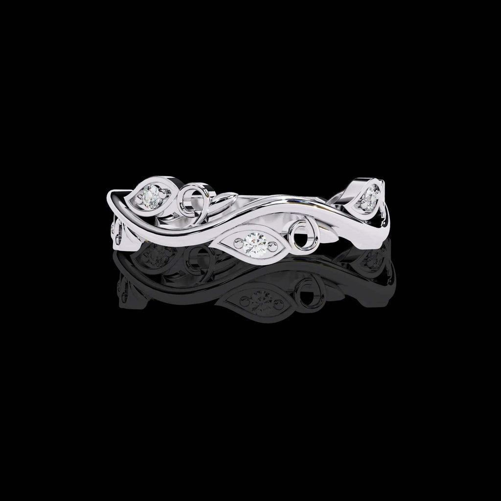 Luxury Vintage Engagement Ring Moissanite Diamond Gold Ring - Aventus