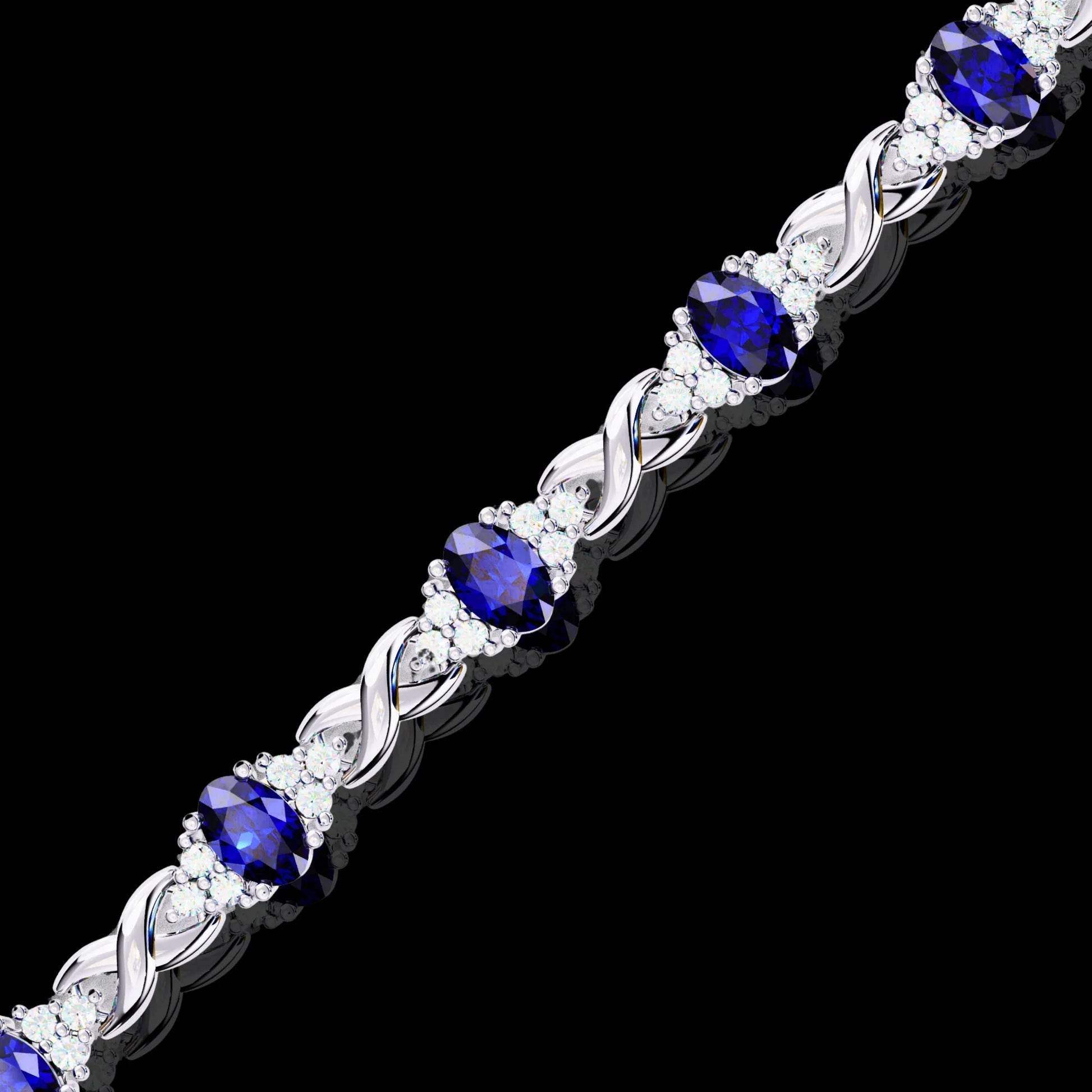Luxury Yellow Gold Moissanite Diamond Bracelet – Handmade & Exclusive Aventus Design - Aventus