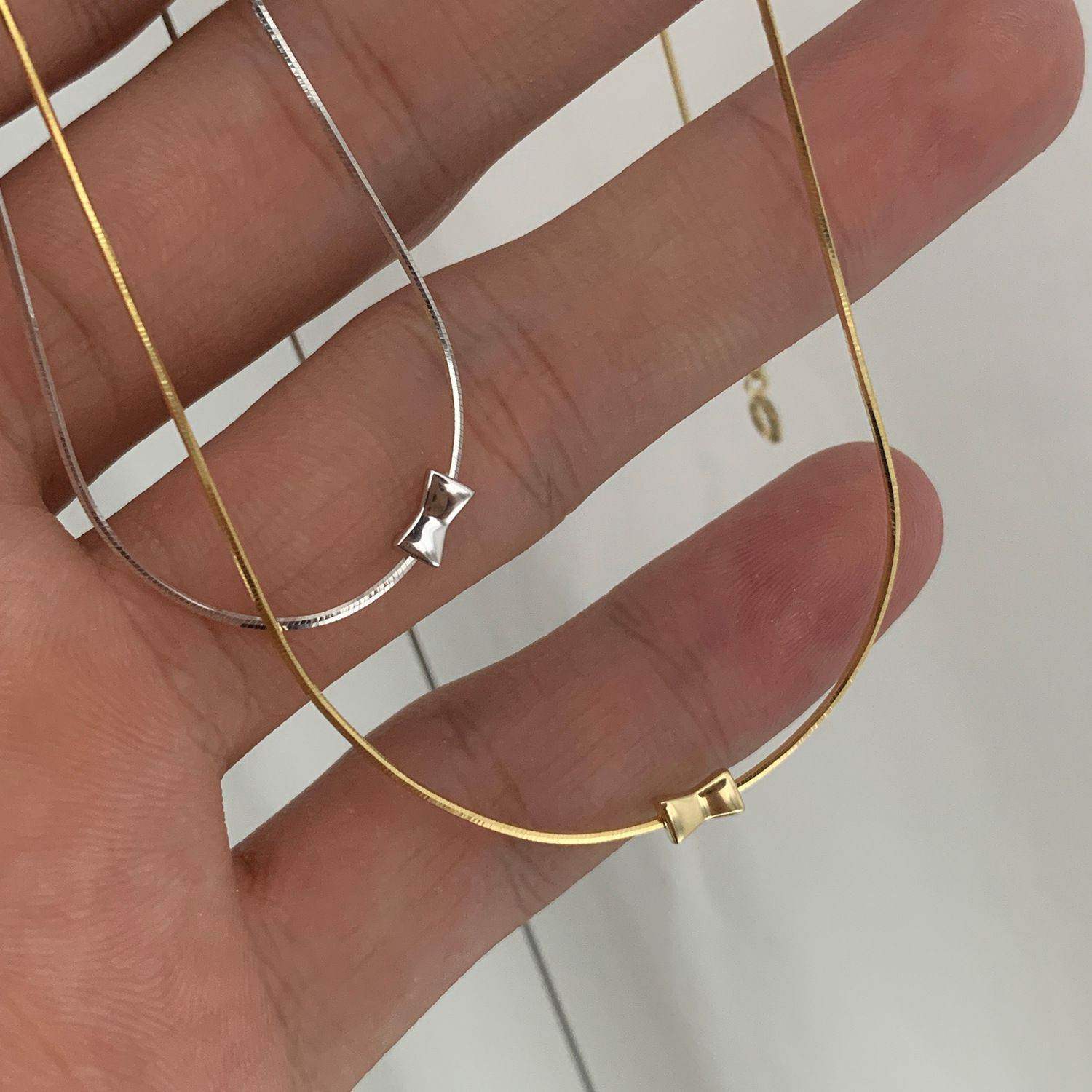 Mini Bow-Knot Necklace - Aventus