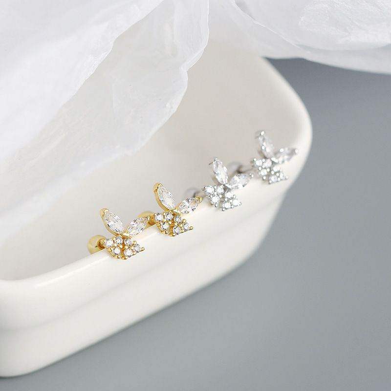 Mini Butterfly Stud Earrings - Aventus