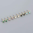 Mini Square Stud Earrings - Aventus