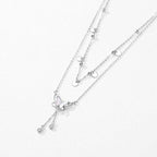Multi Strand Sequin Butterfly Necklace - Aventus