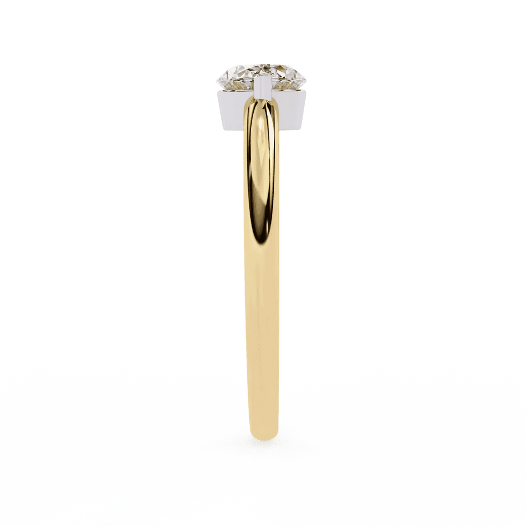 Nostalgia Gold & Moissanite Diamond Vintage Ring - Aventus