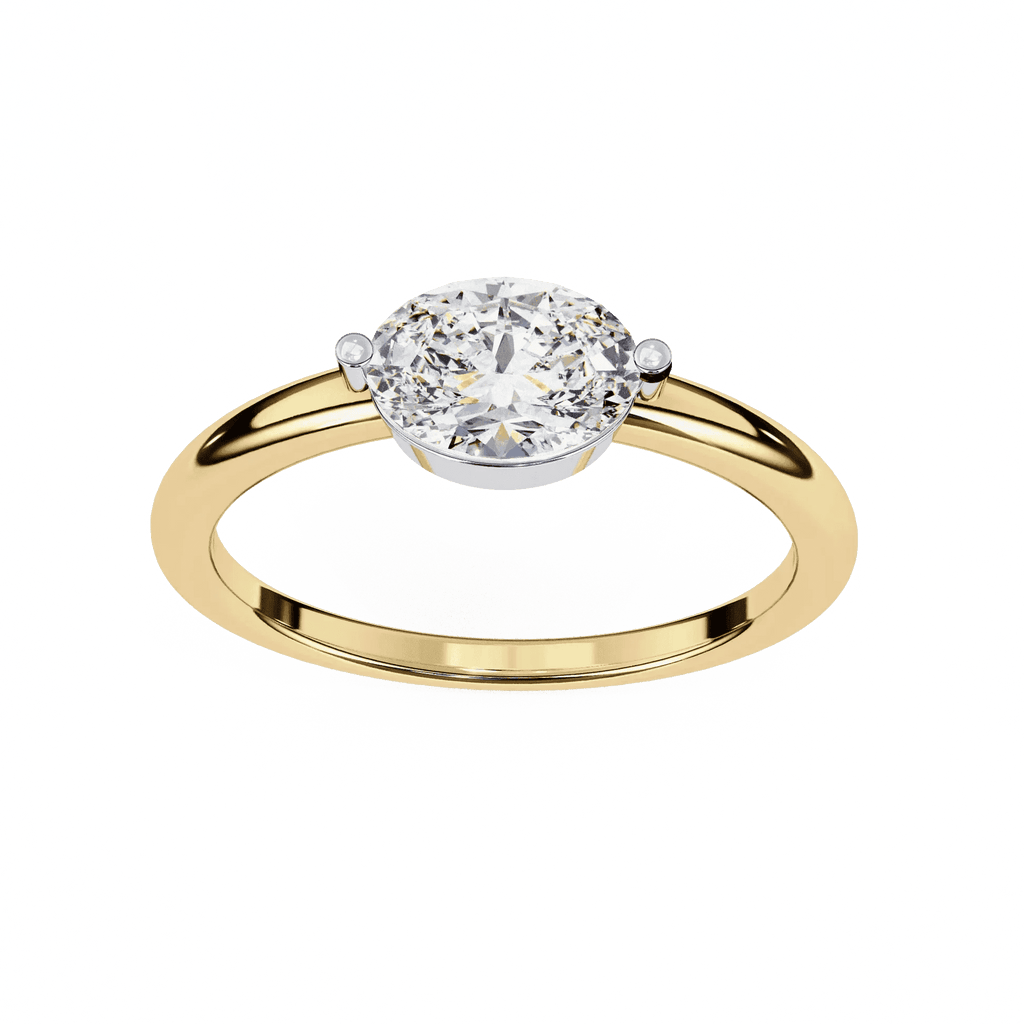Nostalgia Gold & Moissanite Diamond Vintage Ring - Aventus