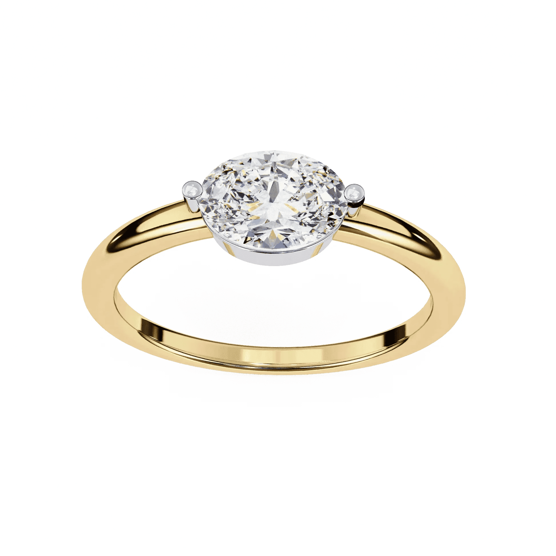Nostalgia Gold & Moissanite Diamond Vintage Ring - Aventus