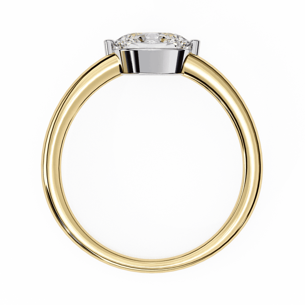 Nostalgia Gold & Moissanite Diamond Vintage Ring - Aventus