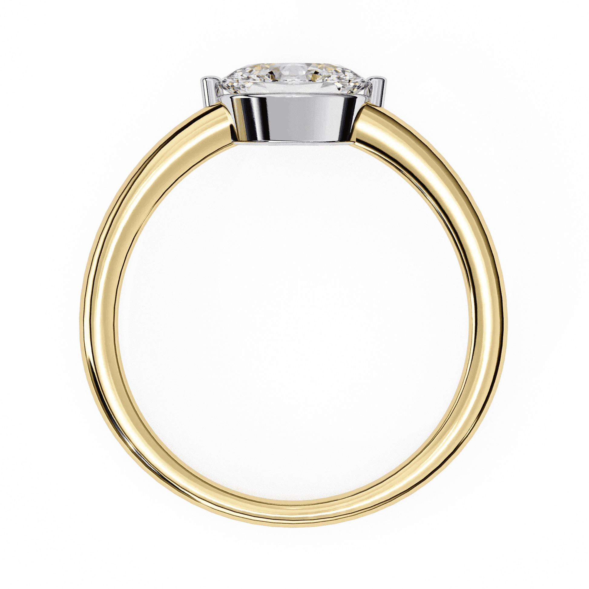 Nostalgia Gold & Moissanite Diamond Vintage Ring - Aventus