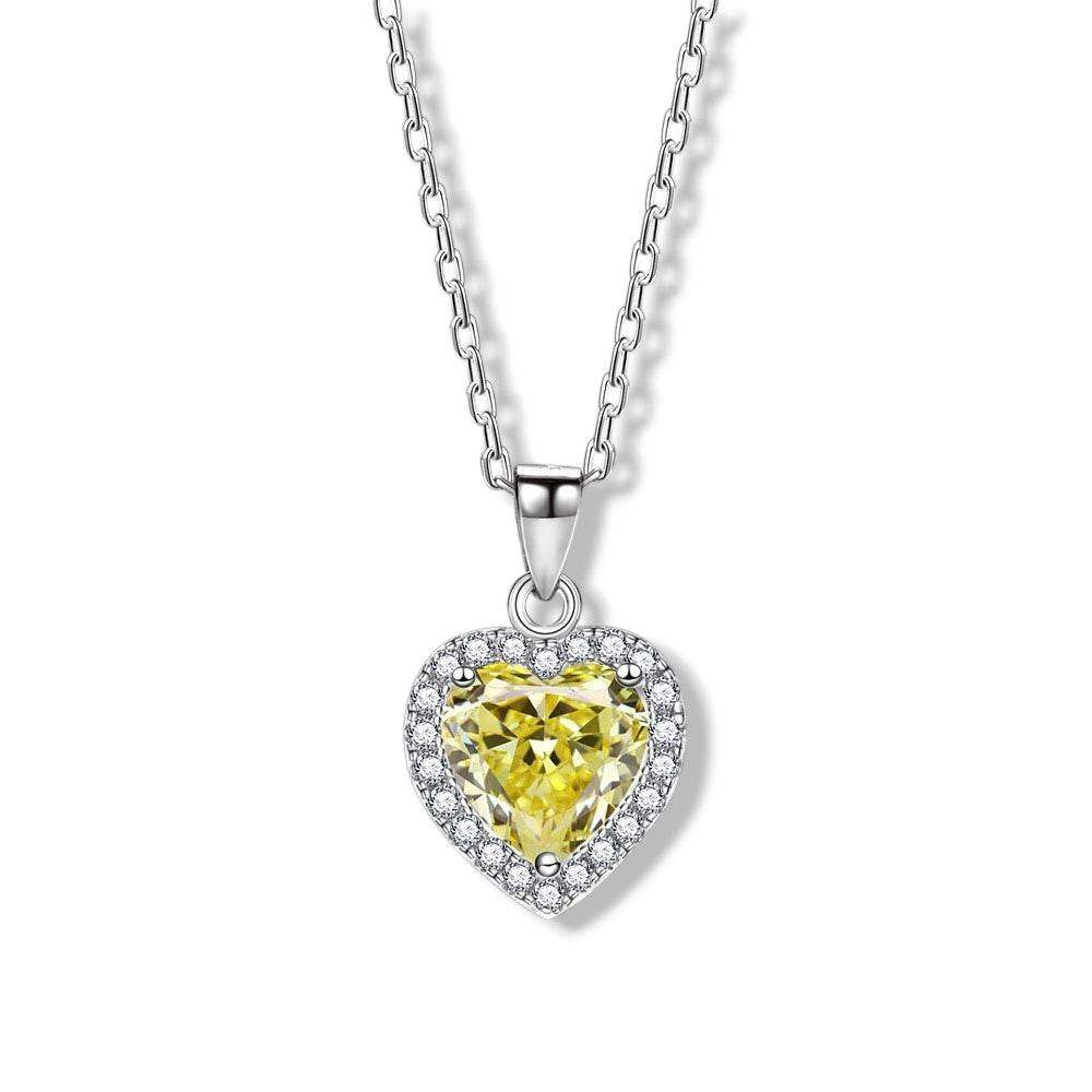 Gemmed Heart Necklace - Aventus