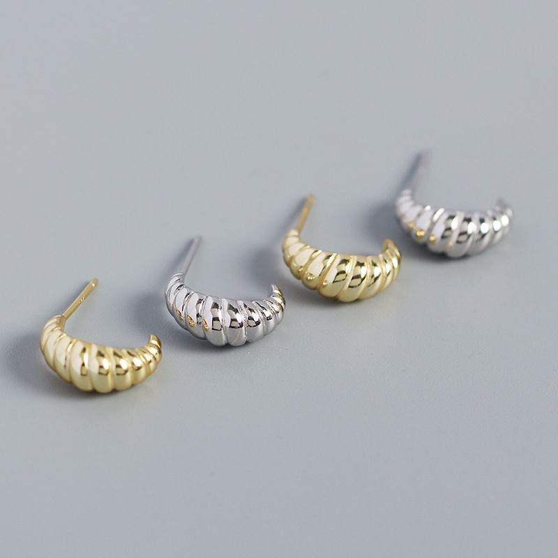 Ox Horn Studded Earrings - Aventus
