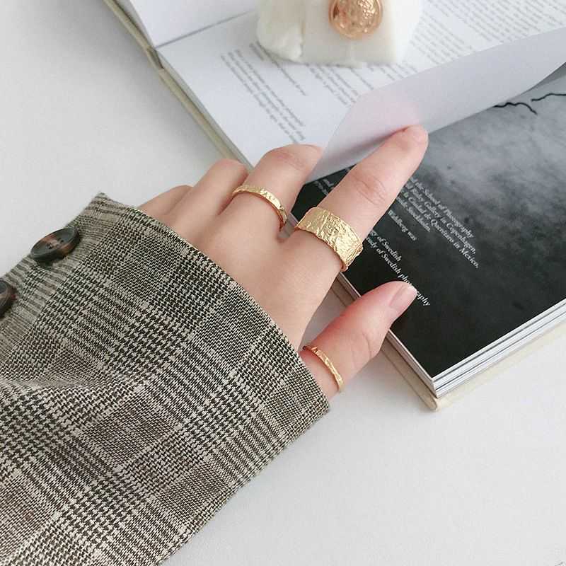 Patterend Wide Adjustable Ring