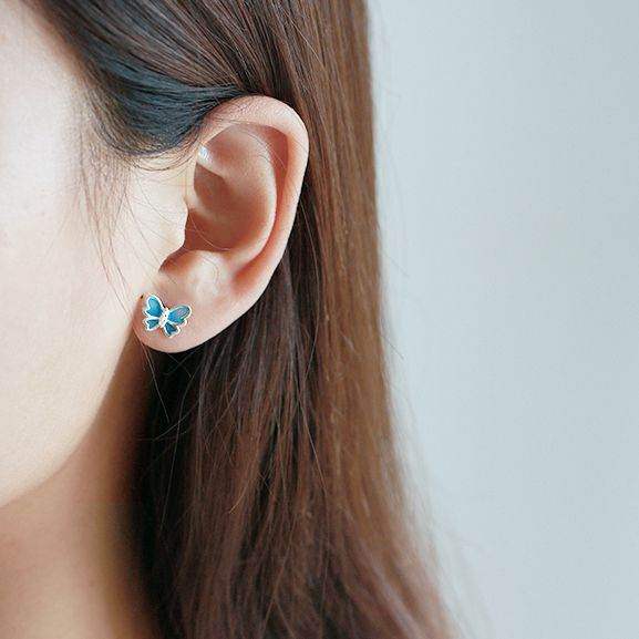 Pave Butterfly Stud Earrings - Aventus