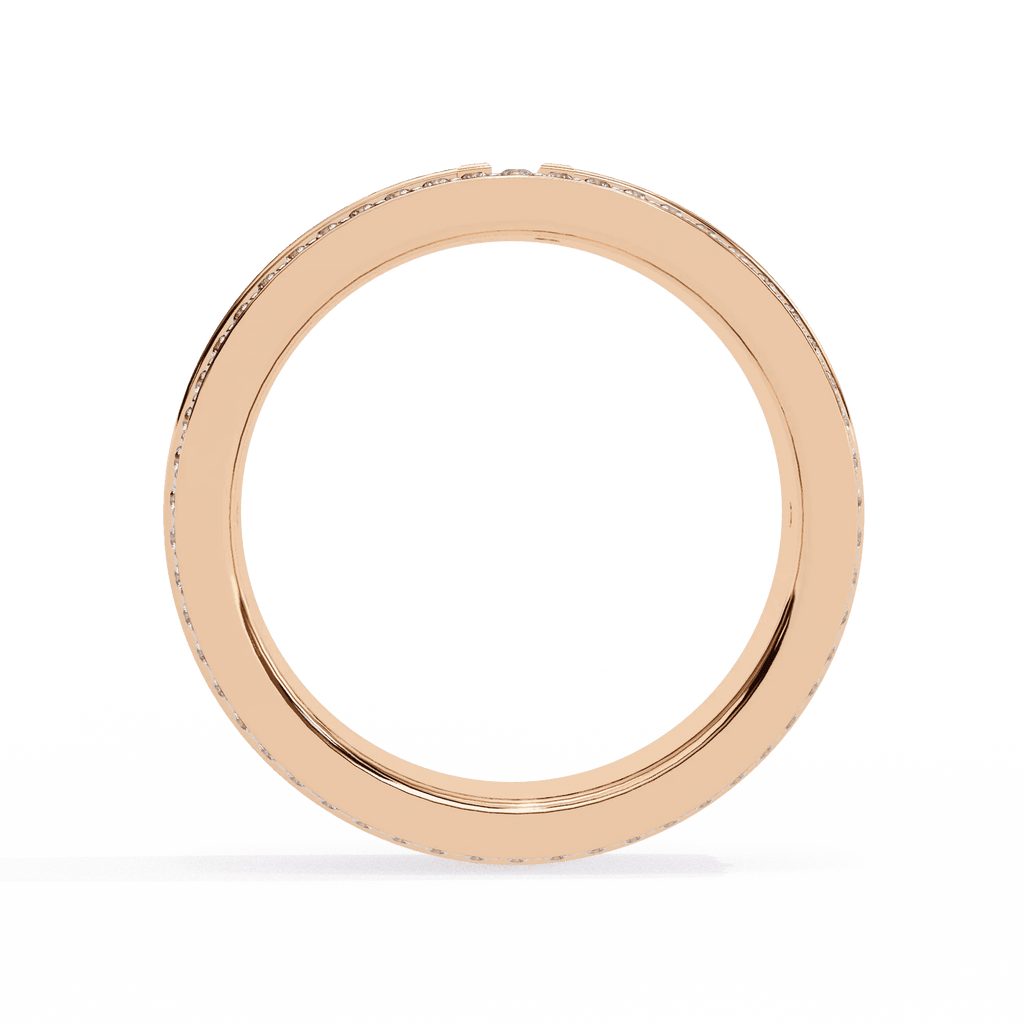 Perfect Moissanite Diamond Engagement Ring Gift for Her Silver Gold Plated Band - Aventus