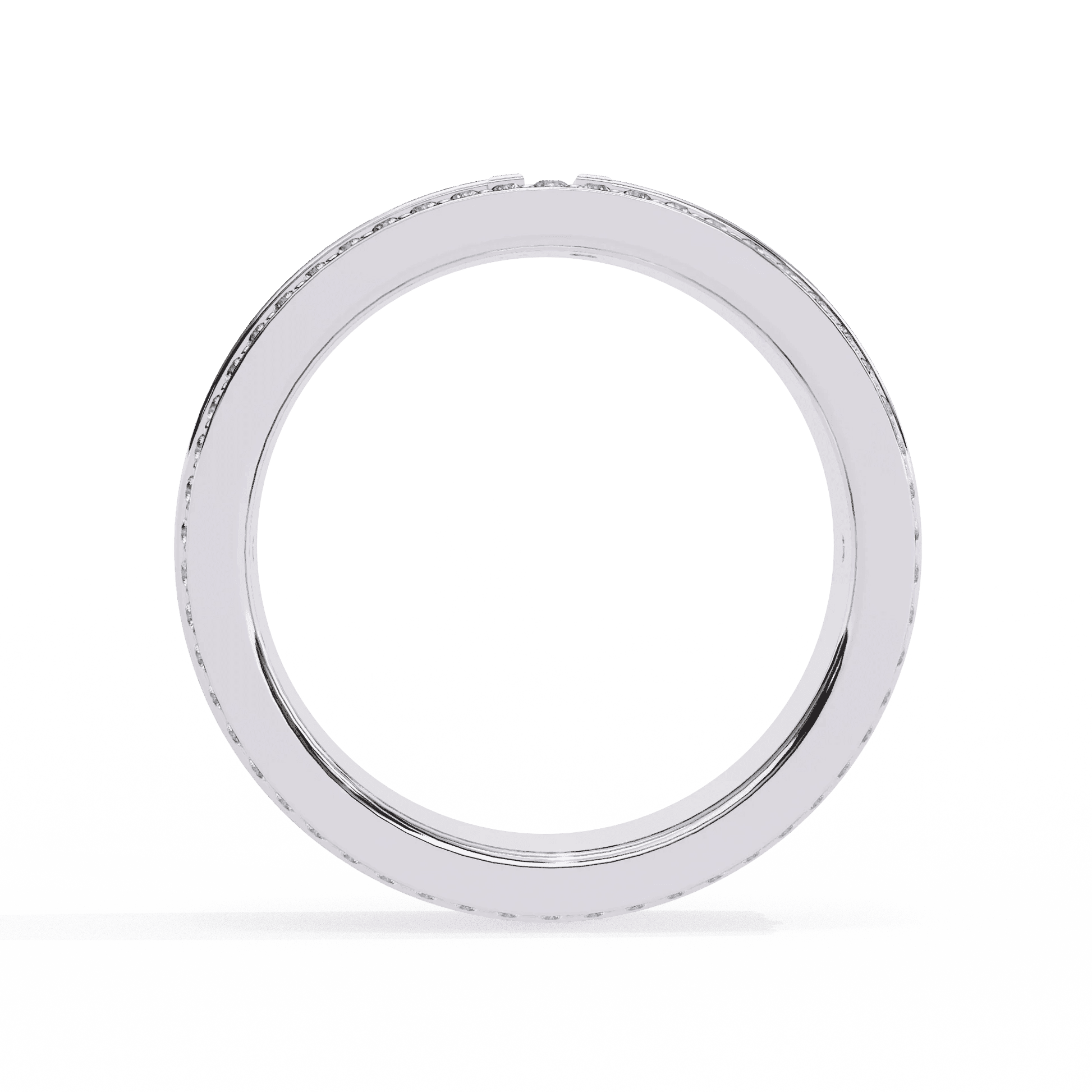 Perfect Moissanite Diamond Engagement Ring Gift for Her Silver Gold Plated Band - Aventus