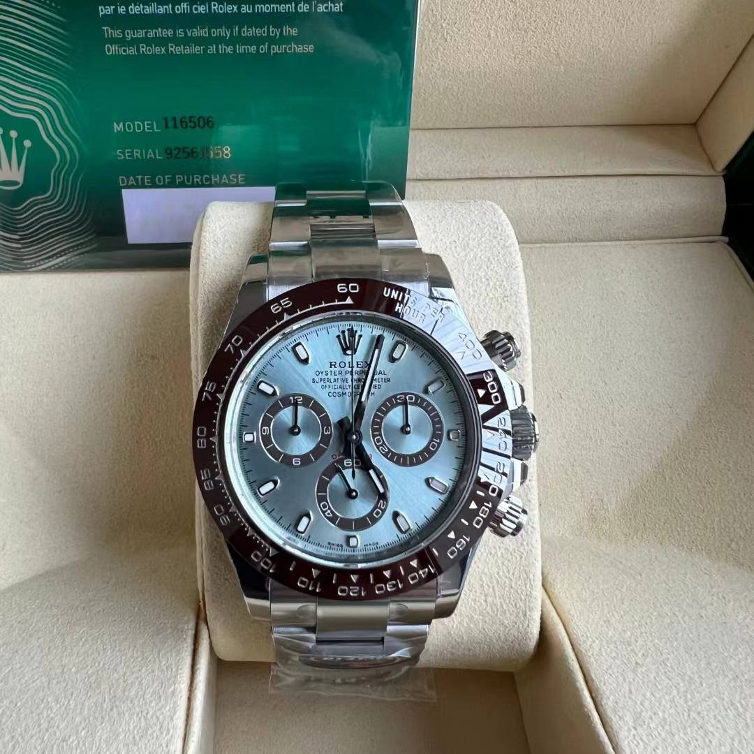 Daytona 40 mm Ice blue Dial 116506 “Platona”