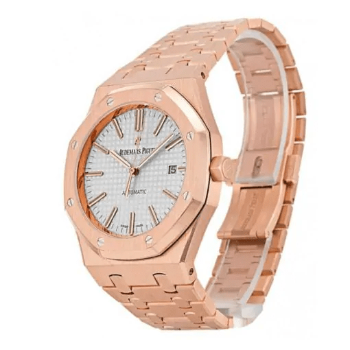 Royal Oak Rose Gold White Dial 15400OR.OO.1220OR.02