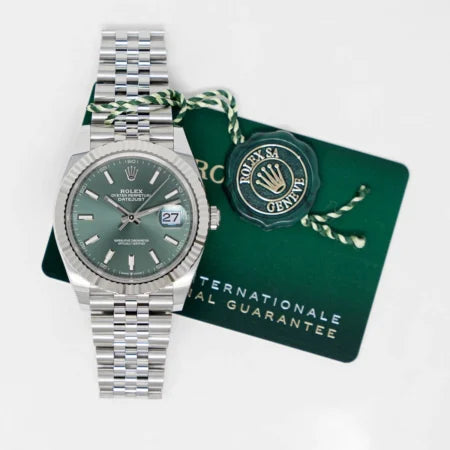 Datejust 41 / 36 Green Dial 126334 Jubilee