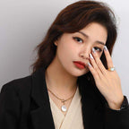 Round Abalone Shell Necklace - Aventus