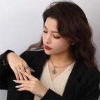 Round Abalone Shell Ring - Aventus