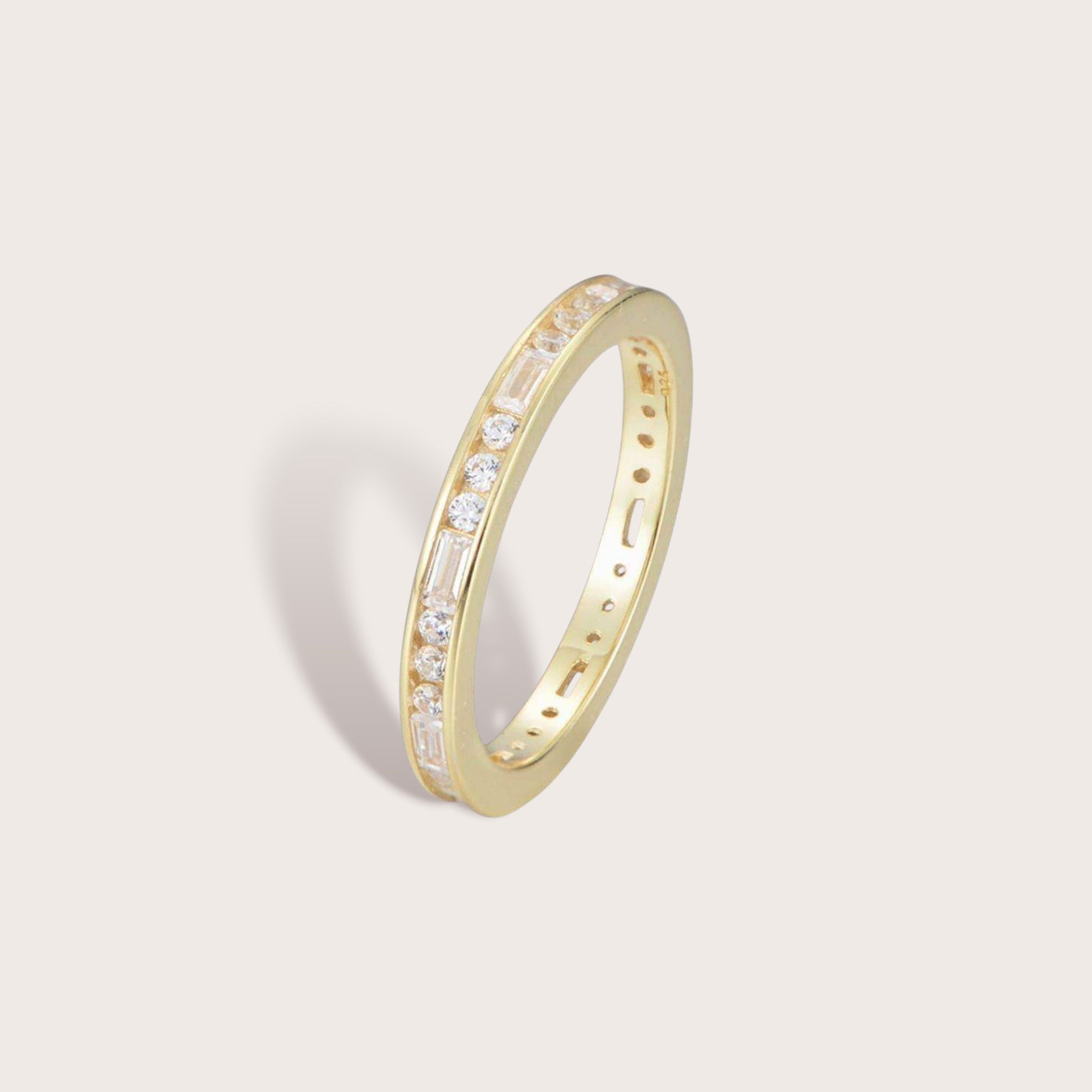 Round Baguette Eternity Ring