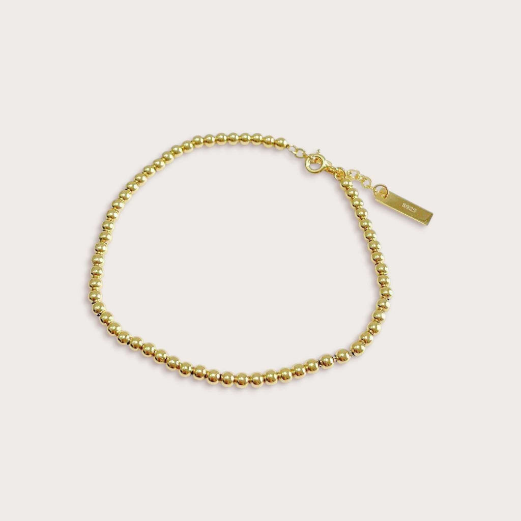 Round Bead Stretch Bracelet