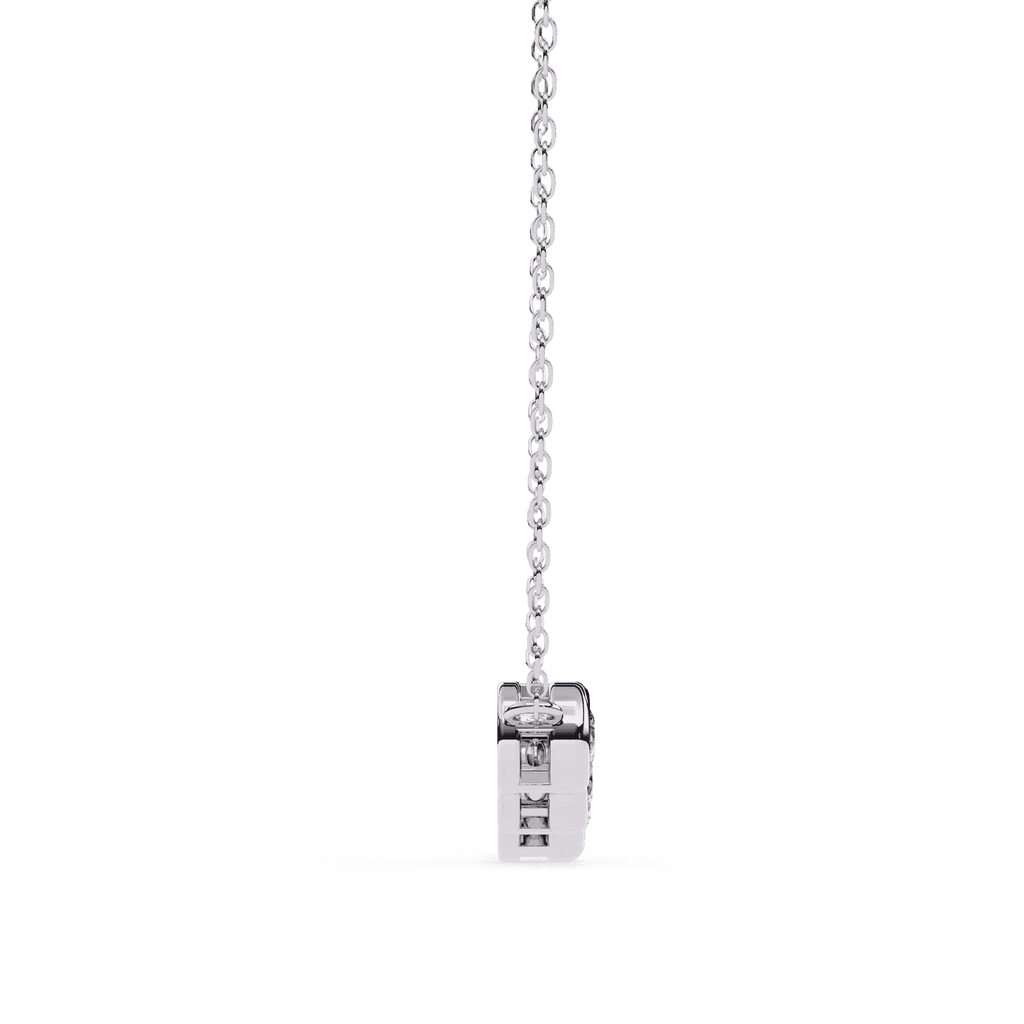 Round Cut Moissanite Pendant Necklace for Women – Brilliant Sparkle - Aventus