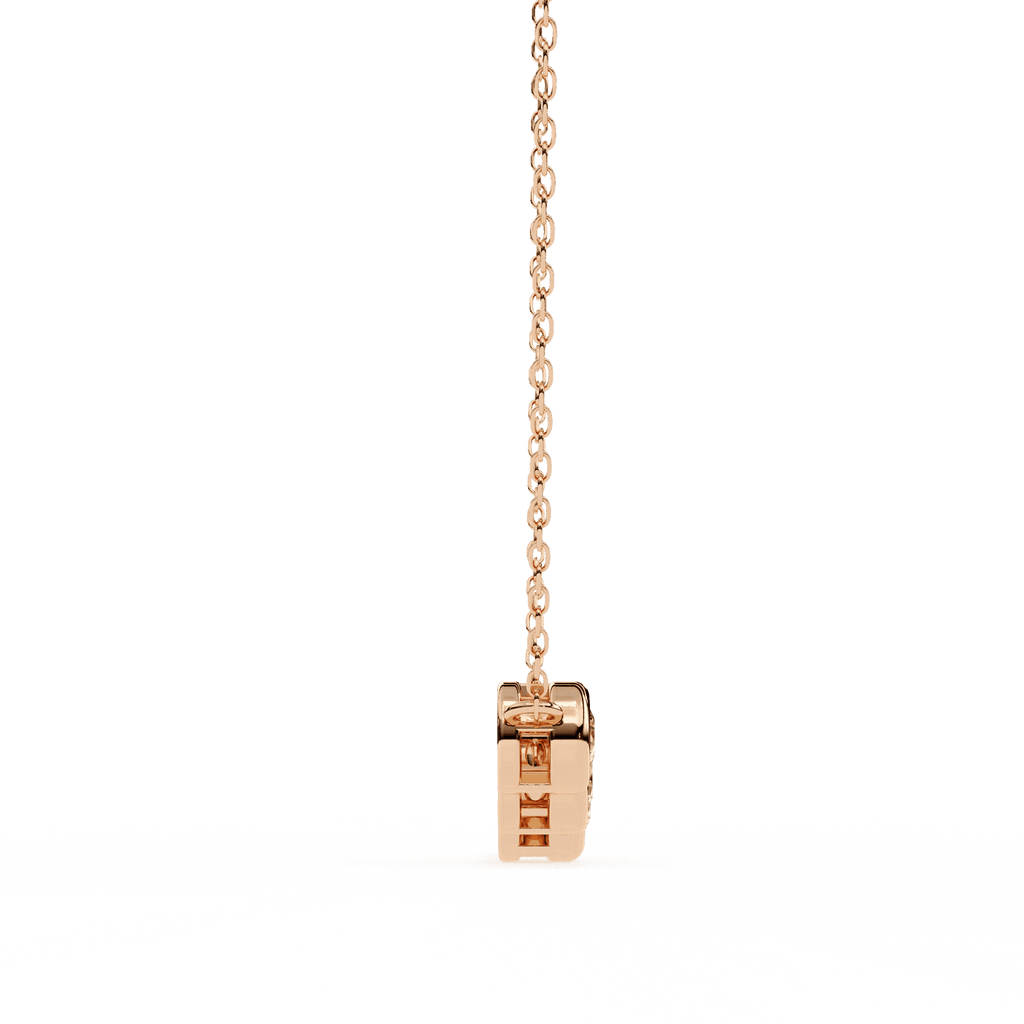 Round Cut Moissanite Pendant Necklace for Women – Brilliant Sparkle - Aventus