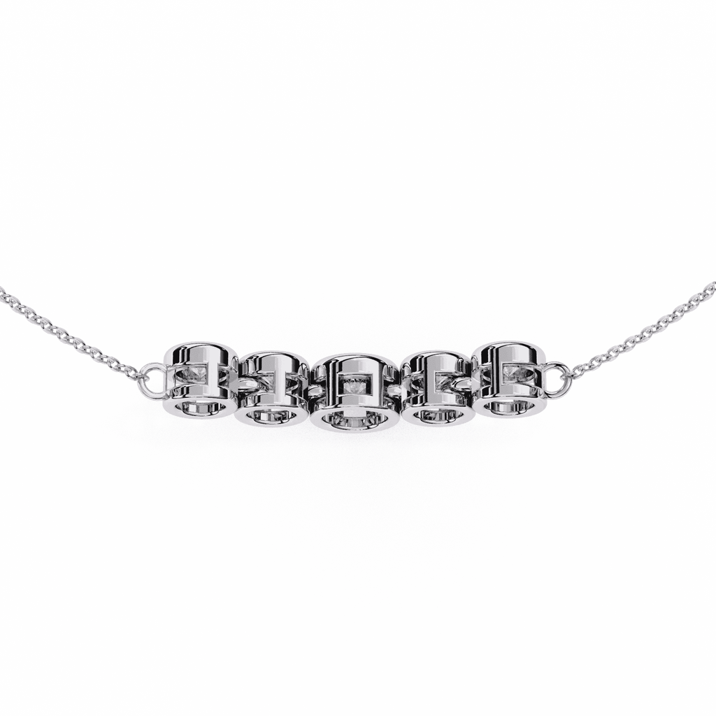 Round Cut Moissanite Pendant Necklace for Women – Brilliant Sparkle - Aventus