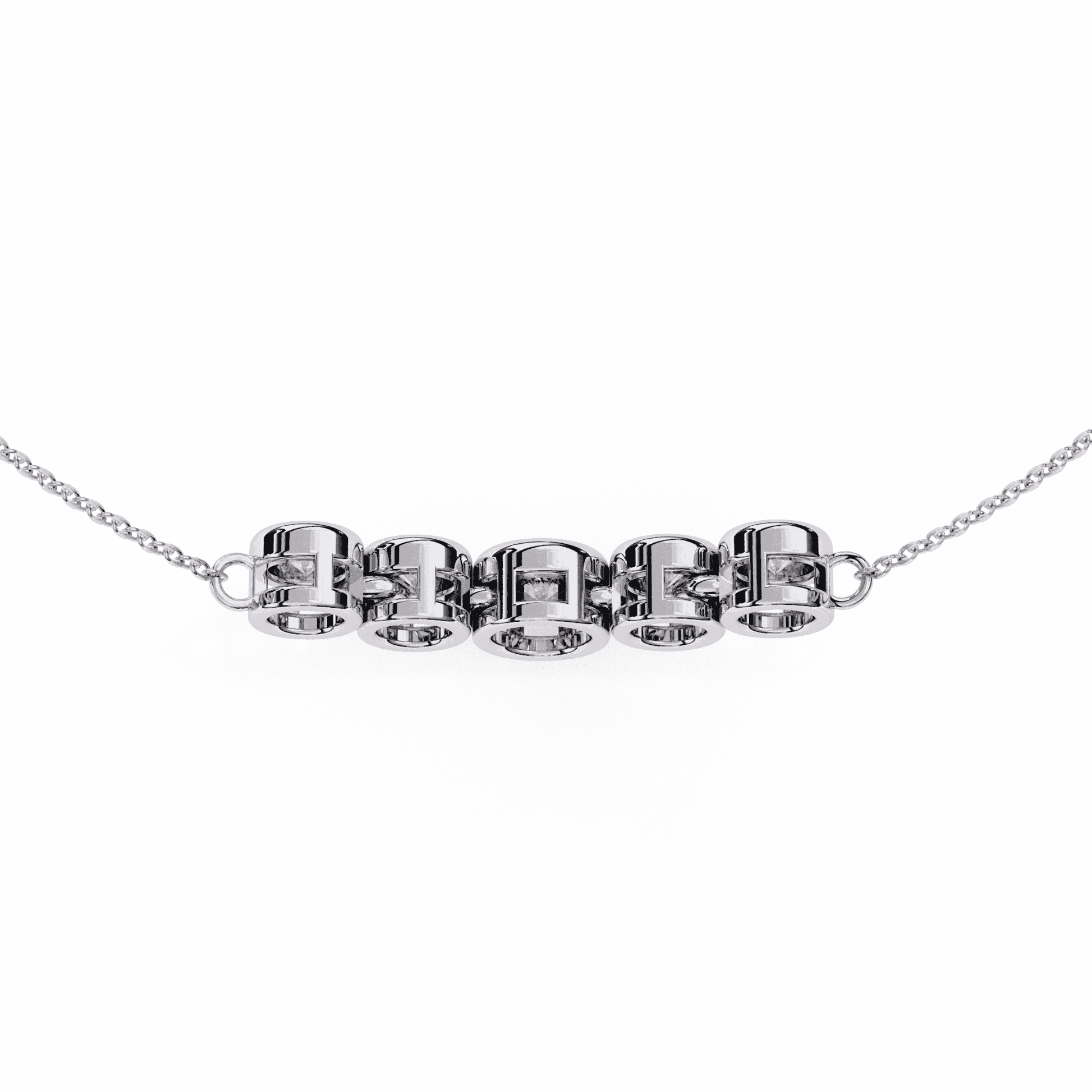 Round Cut Moissanite Pendant Necklace for Women – Brilliant Sparkle - Aventus