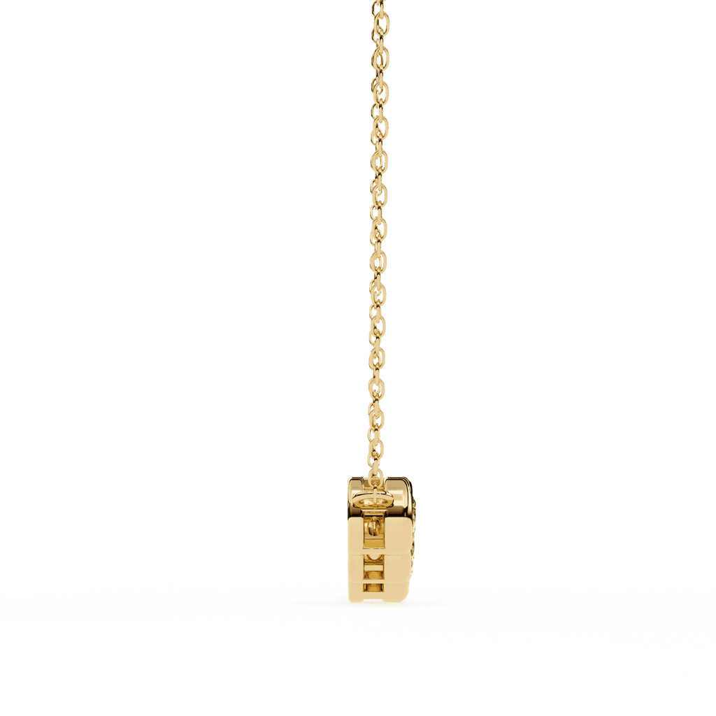 Round Cut Moissanite Pendant Necklace for Women – Brilliant Sparkle - Aventus