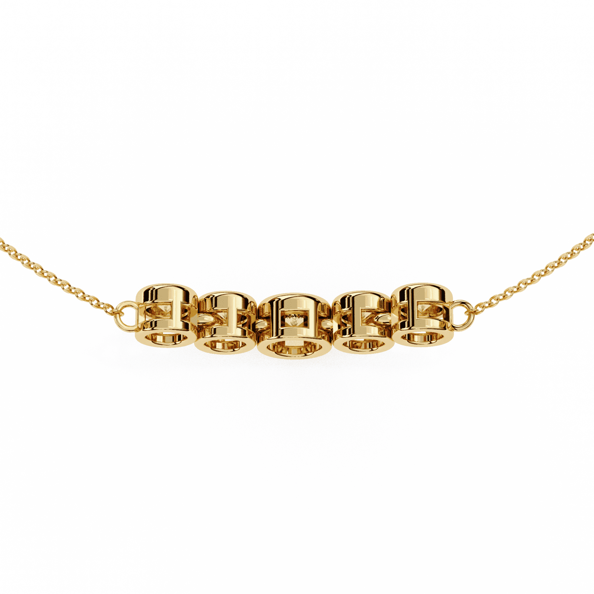 Round Cut Moissanite Pendant Necklace for Women – Brilliant Sparkle - Aventus