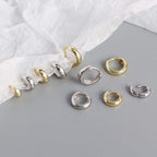 Classic Huggie Hoop Earrings - Aventus