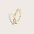 Round Rhombus Eternity Band